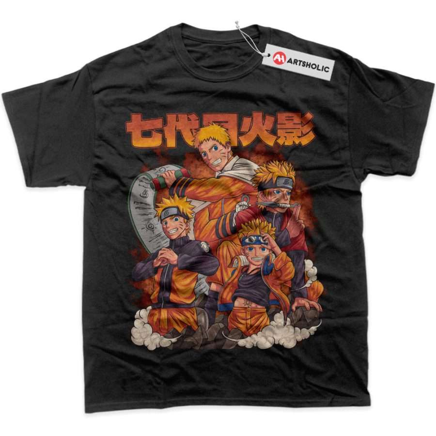 Alternative view of Naruto Uzumaki Shirt, Anime Shirt, Graphic T-Shirt