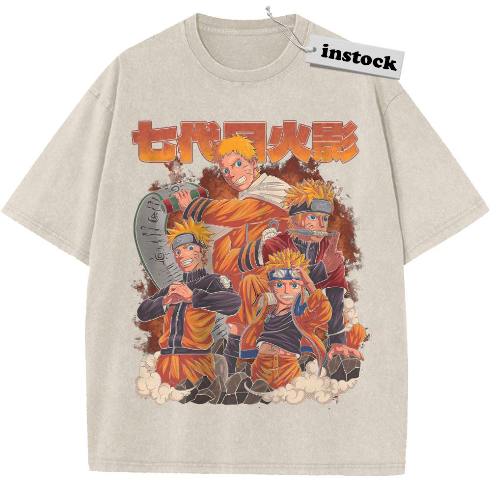 Naruto Uzumaki Shirt, Anime Shirt, Vintage T-Shirt