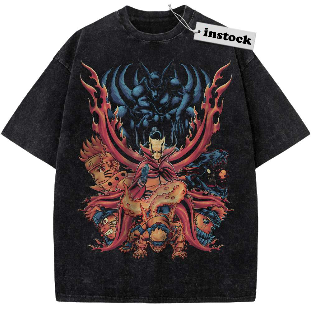 Naruto Uzumaki Shirt, Anime Shirt, Vintage T-Shirt