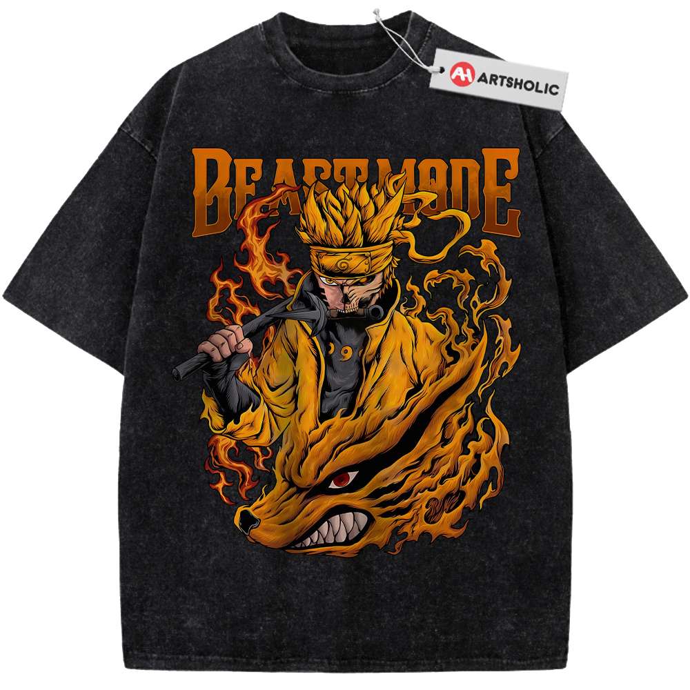 Naruto Uzumaki Shirt, Kurama Shirt, Anime Shirt, Vintage Tee