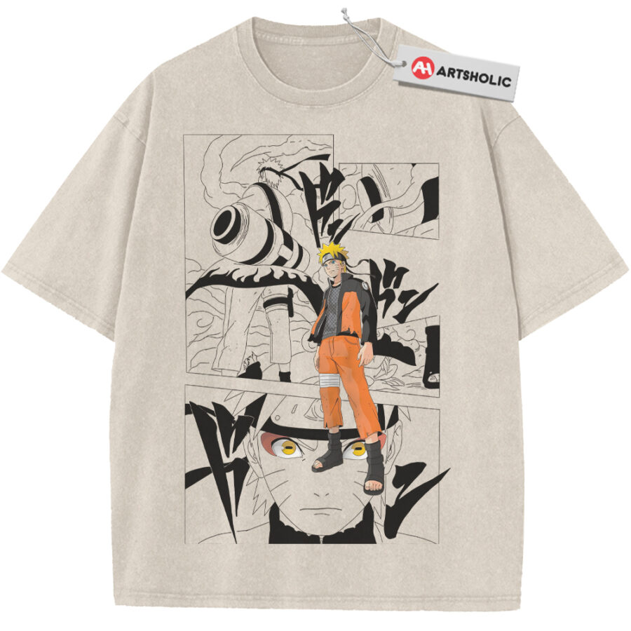 Alternative view of Naruto Uzumaki Shirt, Naruto: Shippuden Shirt, Anime Shirt, Vintage T-Shirt