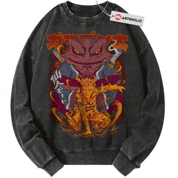 Naruto Uzumaki Sweatshirt, Anime Sweatshirt, Vintage Sweatshirt