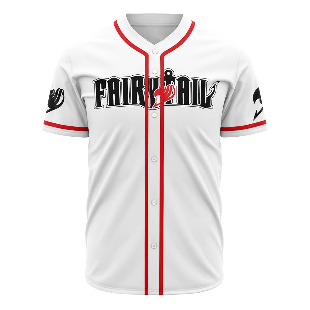 Natsu Dragneel Fairy Tail Custom Baseball Jersey - Otaku Hall