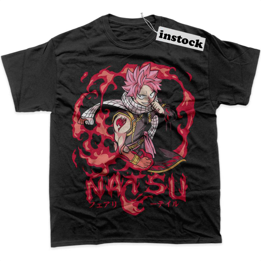 Natsu Dragneel Shirt, Fairy Tail Shirt, Anime Shirt, Graphic Tee