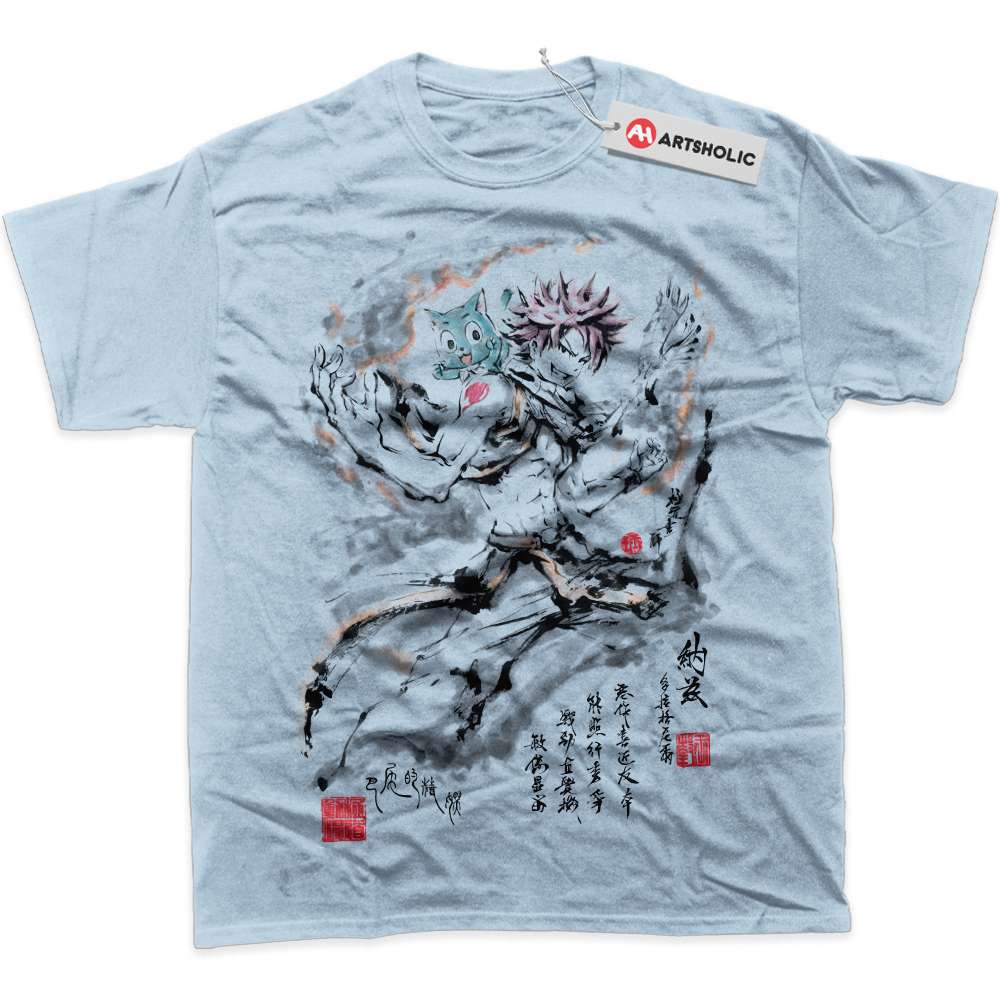 Alternative view of Natsu Dragneel Shirt, Fairy Tail Shirt, Anime Shirt, Graphic Tee