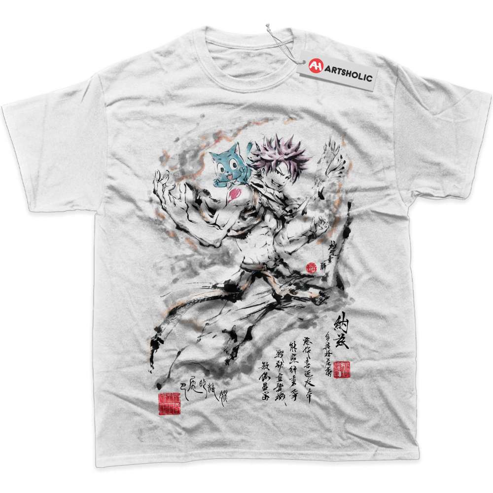 Natsu Dragneel Shirt, Fairy Tail Shirt, Anime Shirt, Graphic Tee