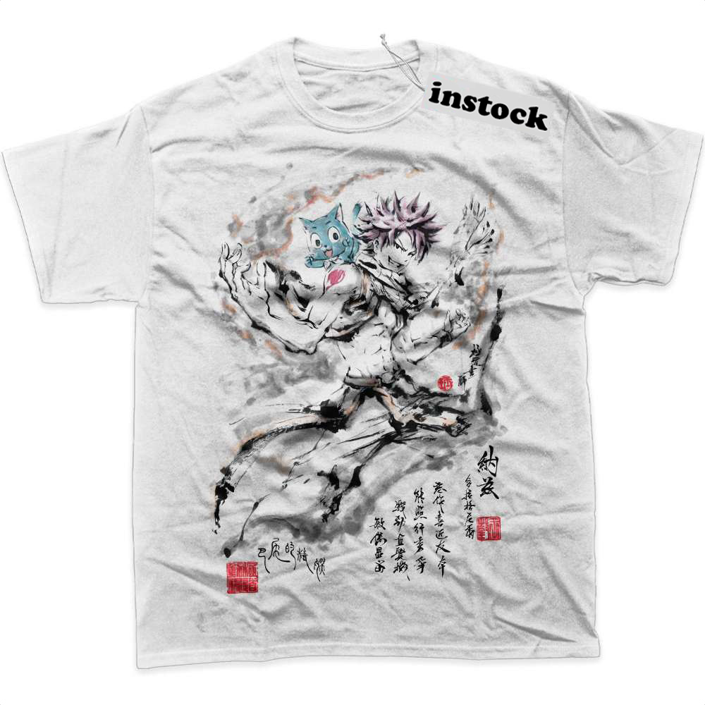 Natsu Dragneel Shirt, Fairy Tail Shirt, Anime Shirt, Graphic Tee
