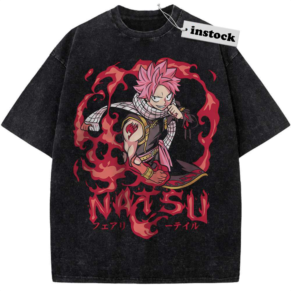 Natsu Dragneel Shirt, Fairy Tail Shirt, Anime Shirt, Vintage Tee