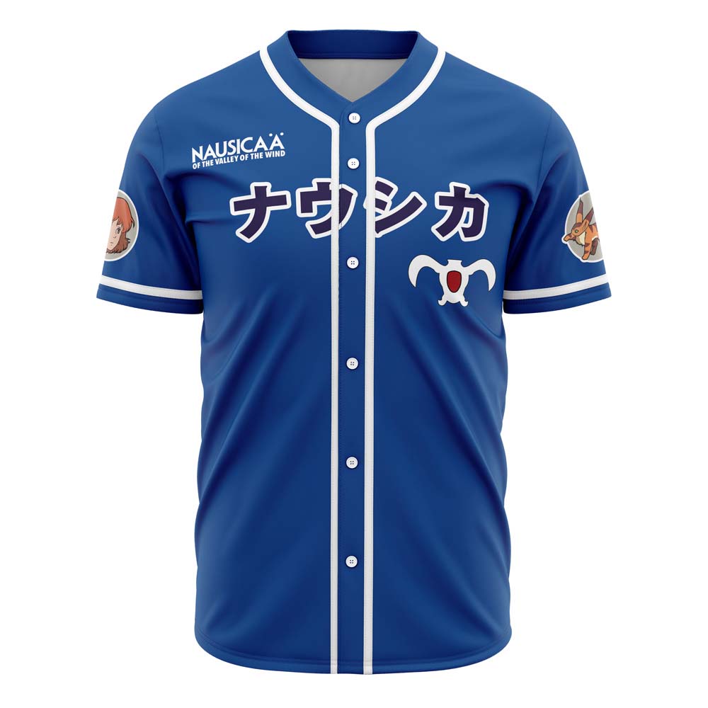 Nausicaa of the Valley of the Wind Studio Ghibli Custom Baseball Jersey - Otaku Hall