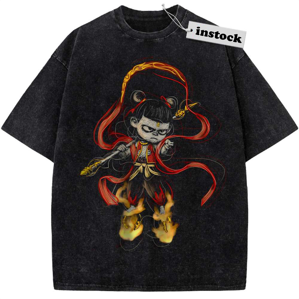 Ne Zha Shirt, Animated Shirt, Vintage T-Shirt