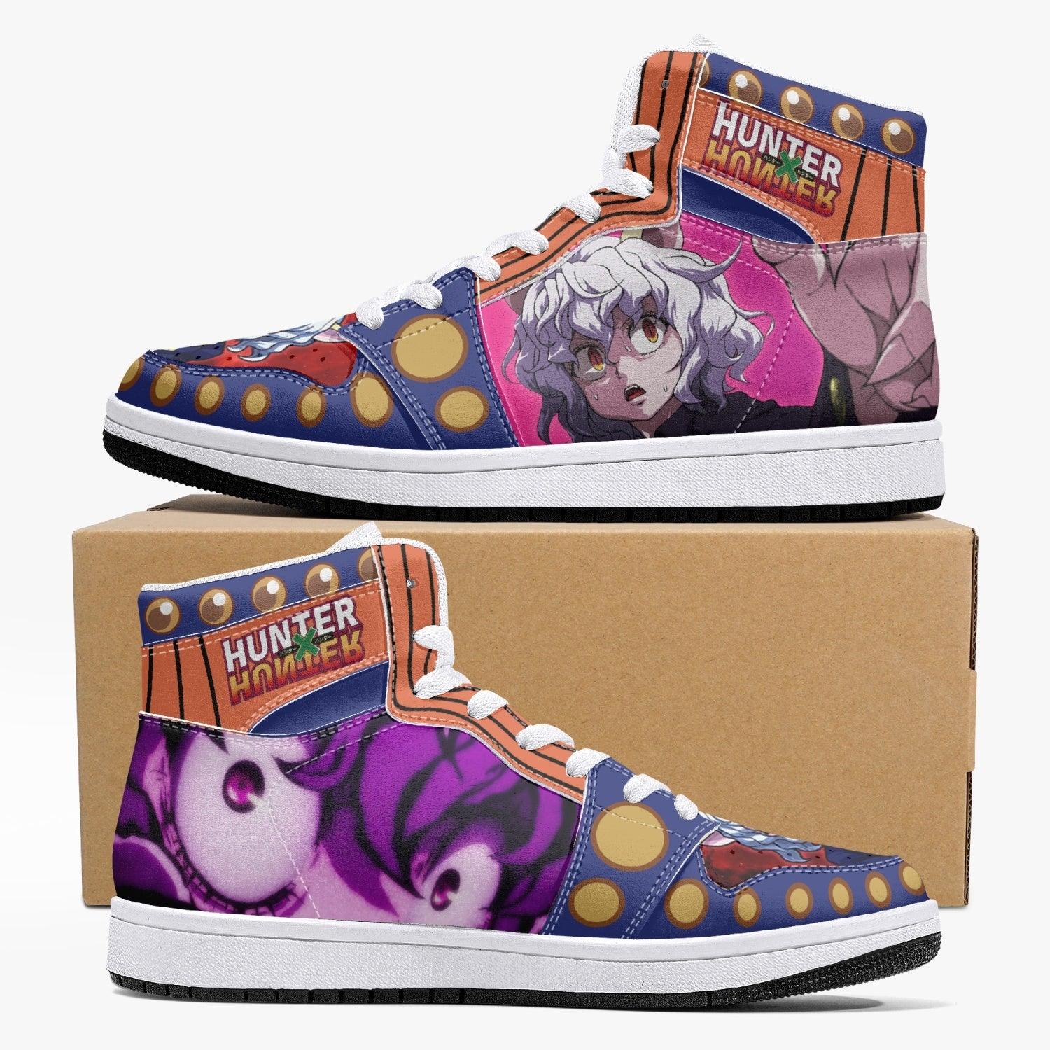 Neferpitou Hunter X Hunter Custom Sneaker Mid 1 Basketball Shoes - Otaku Hall