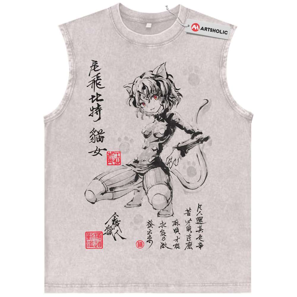 Neferpitou Tank Top, Hunter x Hunter Tank Top, HxH Tank Top, Anime Tank Top, Vintage Tank Top