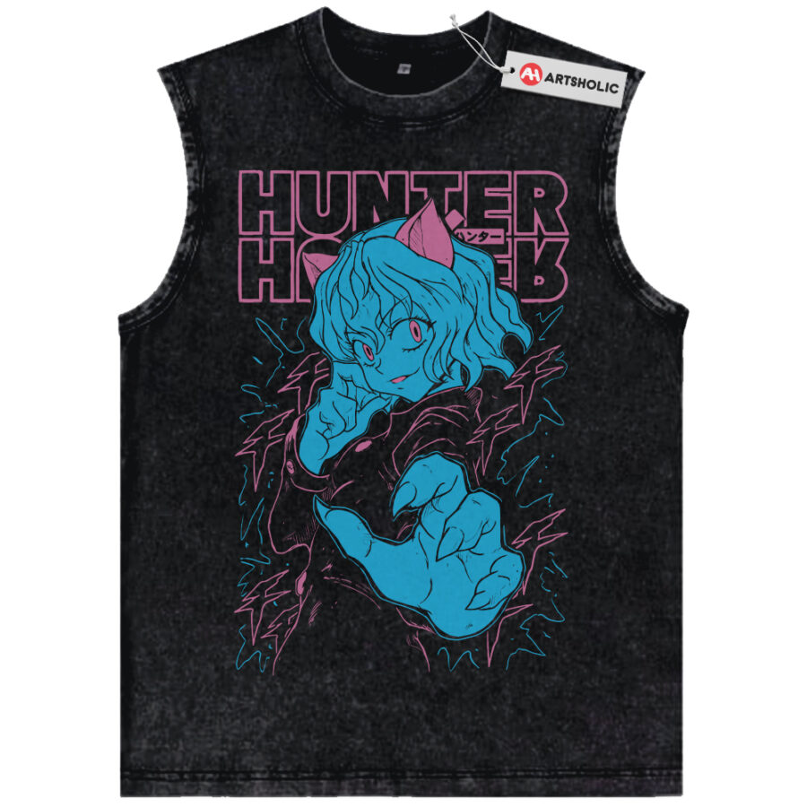 Alternative view of Neferpitou Tank Top, Pitou Tank Top, Hunter x Hunter Tank Top, HxH Tank Top, Anime Tank Top, Vintage Tank Top