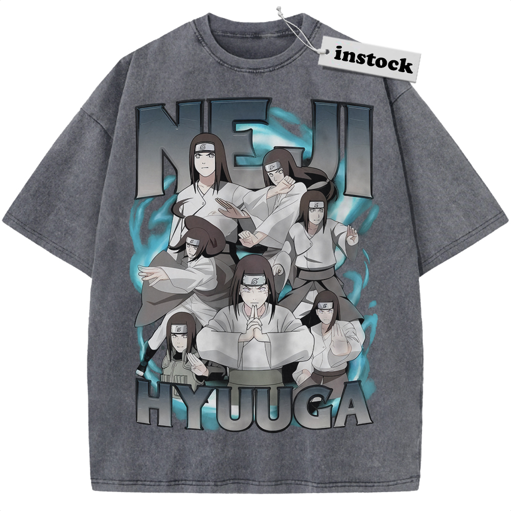 Neji Hyuga Shirt, Naruto Shirt, Anime Shirt, Vintage T-Shirt