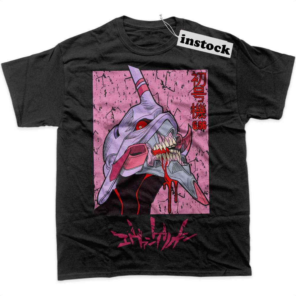 Neon Genesis Evangelion Shirt, Anime Shirt, Graphic T-Shirt