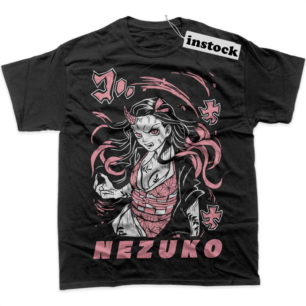 Nezuko Kamado Shirt, Demon Slayer Shirt, Anime Shirt, Graphic T-Shirt