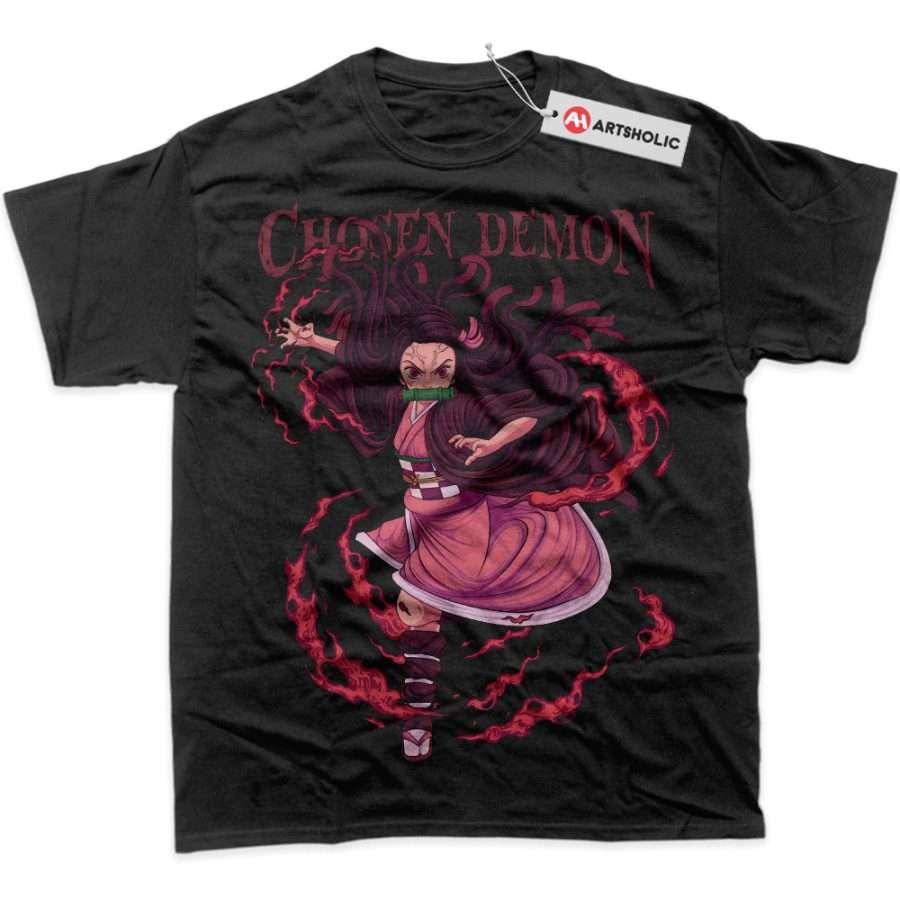Alternative view of Nezuko Kamado Shirt, Demon Slayer Shirt, Anime Shirt, Graphic T-Shirt