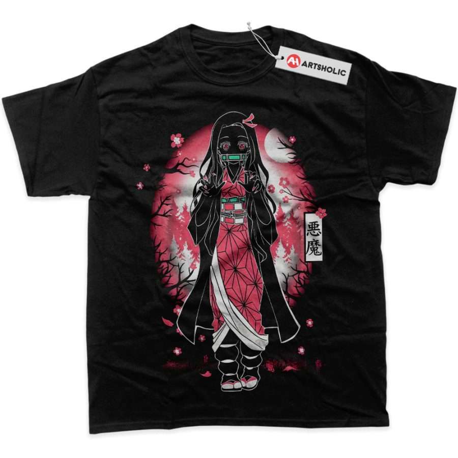 Alternative view of Nezuko Kamado Shirt, Demon Slayer Shirt, Anime Shirt, Graphic Tee