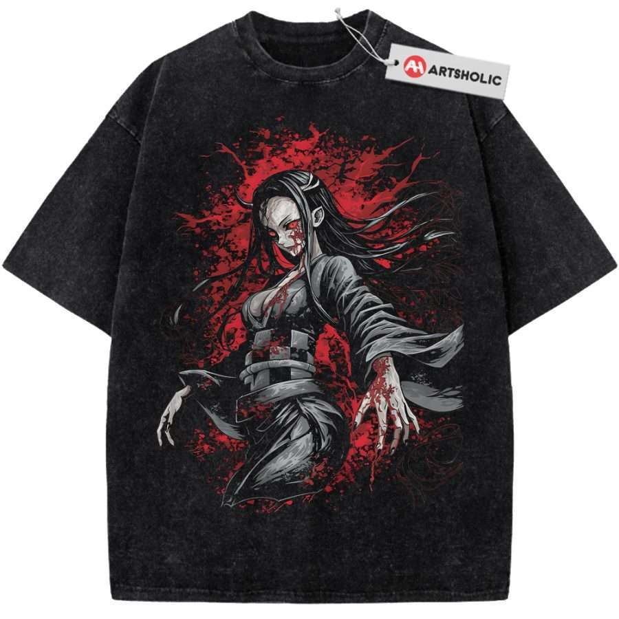 Alternative view of Nezuko Kamado Shirt, Demon Slayer Shirt, Anime Shirt, Vintage T-Shirt