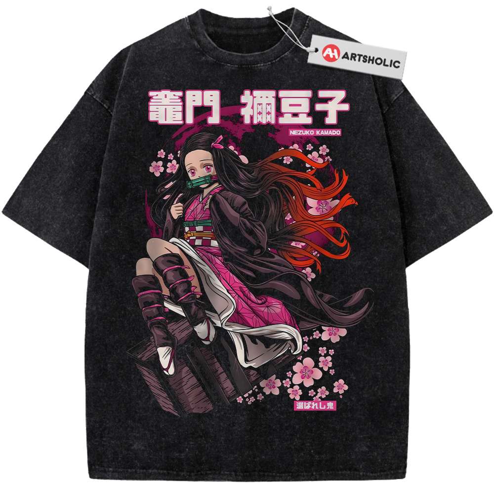 Nezuko Kamado Shirt, Demon Slayer Shirt, Anime Shirt, Vintage Tee