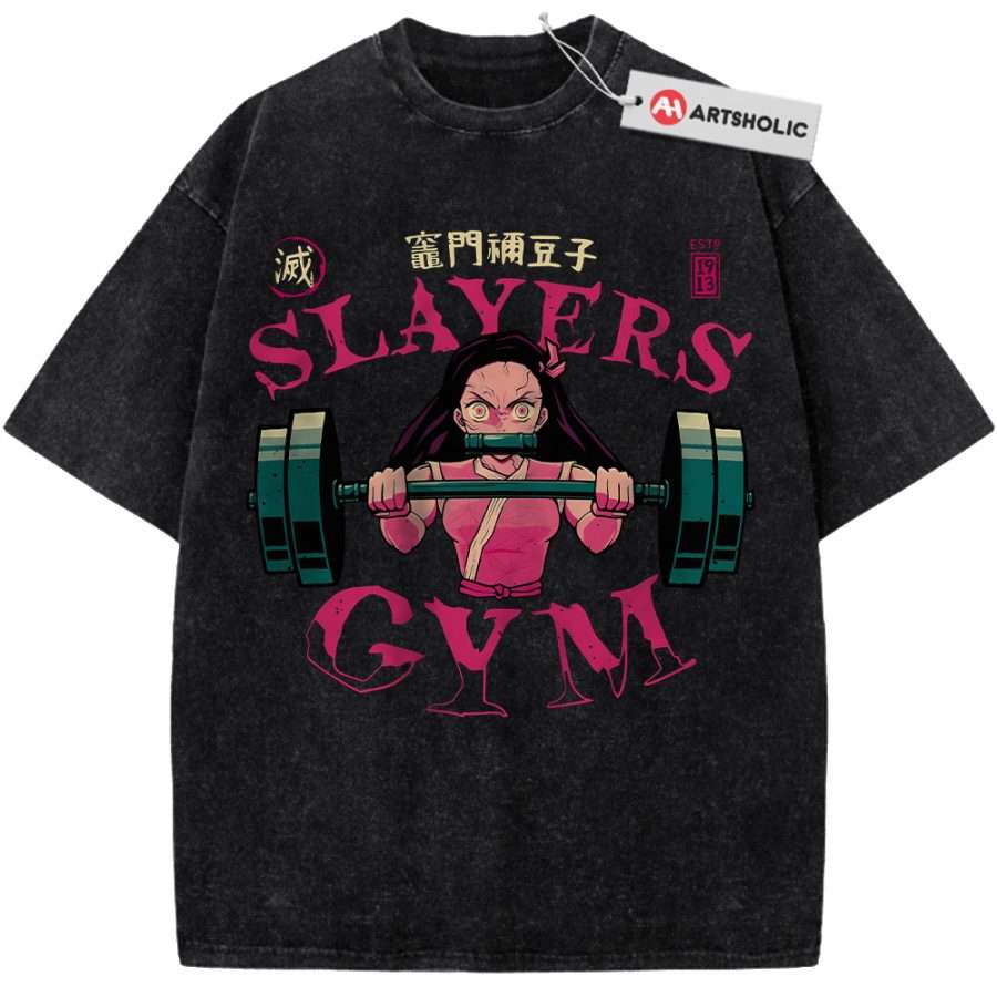 Alternative view of Nezuko Kamado Shirt, Demon Slayer Shirt, Anime Shirt, Vintage Tee