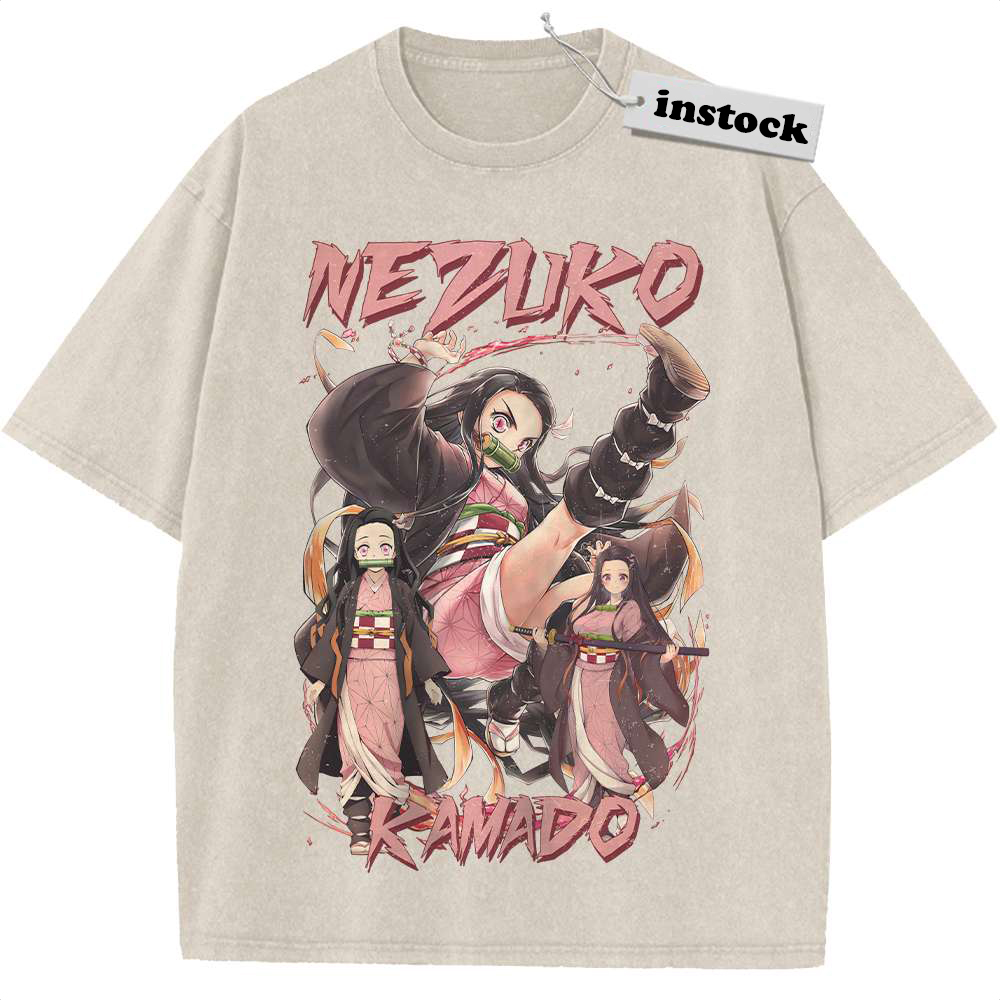 Nezuko Kamado Shirt, Demon Slayer Shirt, Anime Shirt, Vintage Tee