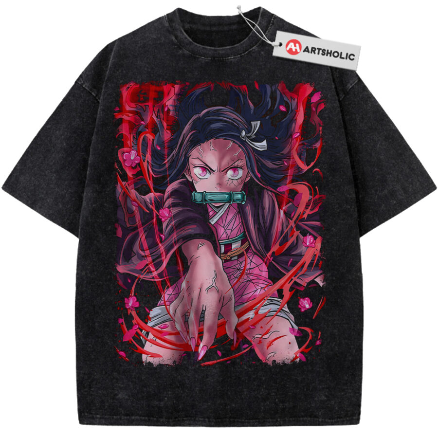 Alternative view of Nezuko Kamado Shirt, Demon Slayer Shirt, Anime Shirt, Vintage Tee