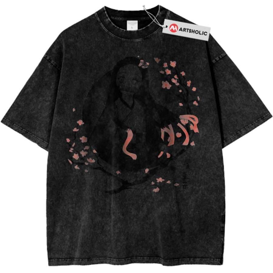 Alternative view of Nezuko Kamado Shirt, Demon Slayer Shirt, Anime Shirt, Vintage Tee