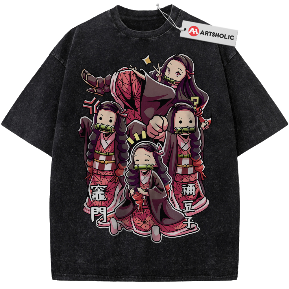 Alternative view of Nezuko Kamado Shirt, Demon Slayer Shirt, Anime Shirt, Vintage Tee