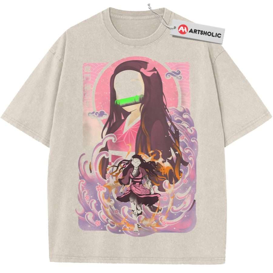 Alternative view of Nezuko Kamado Shirt, Demon Slayer Shirt, Anime Shirt, Vintage Tee