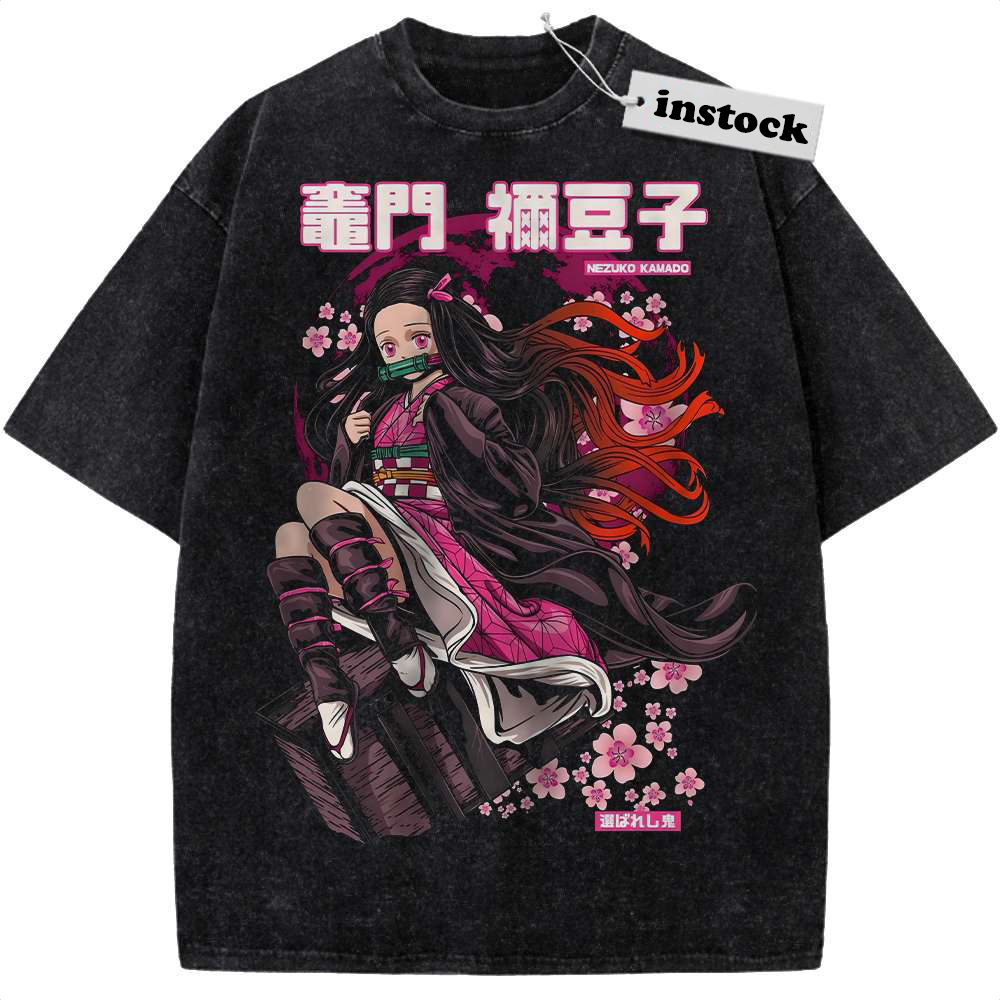 Nezuko Kamado Shirt, Demon Slayer Shirt, Anime Shirt, Vintage Tee