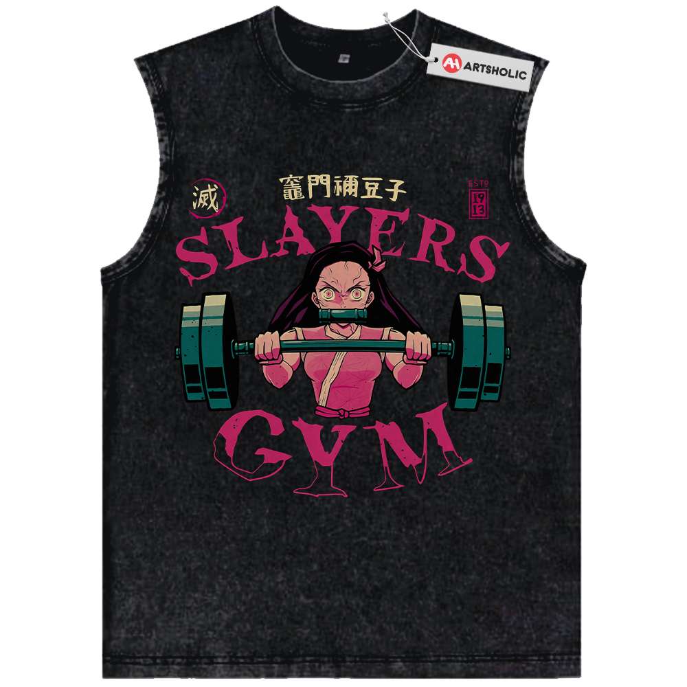 Nezuko Kamado Tank Top, Demon Slayer Tank Top, Anime Tank Top, Vintage Tank Top