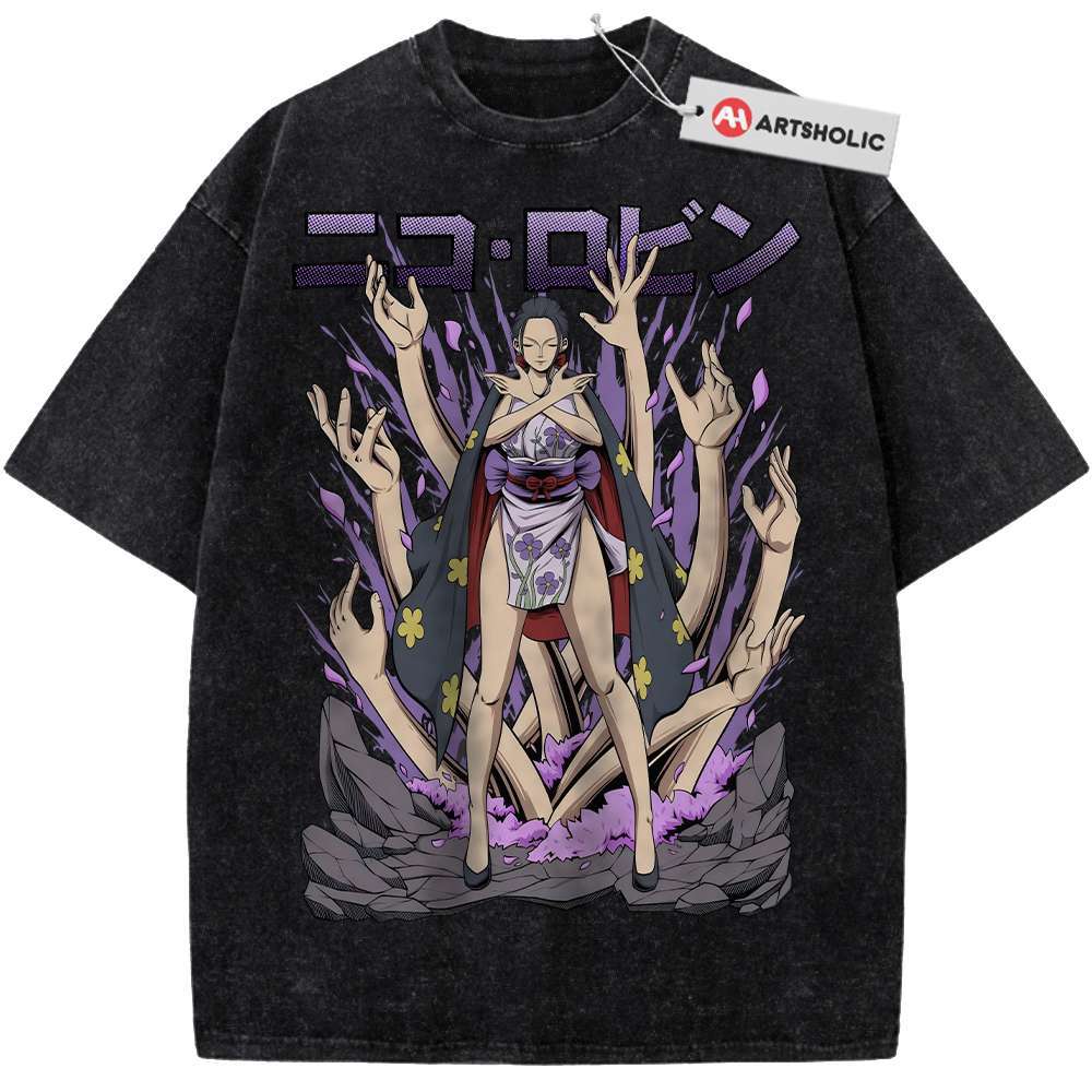 Nico Robin Shirt, One Piece Shirt, Anime Shirt, Vintage Tee