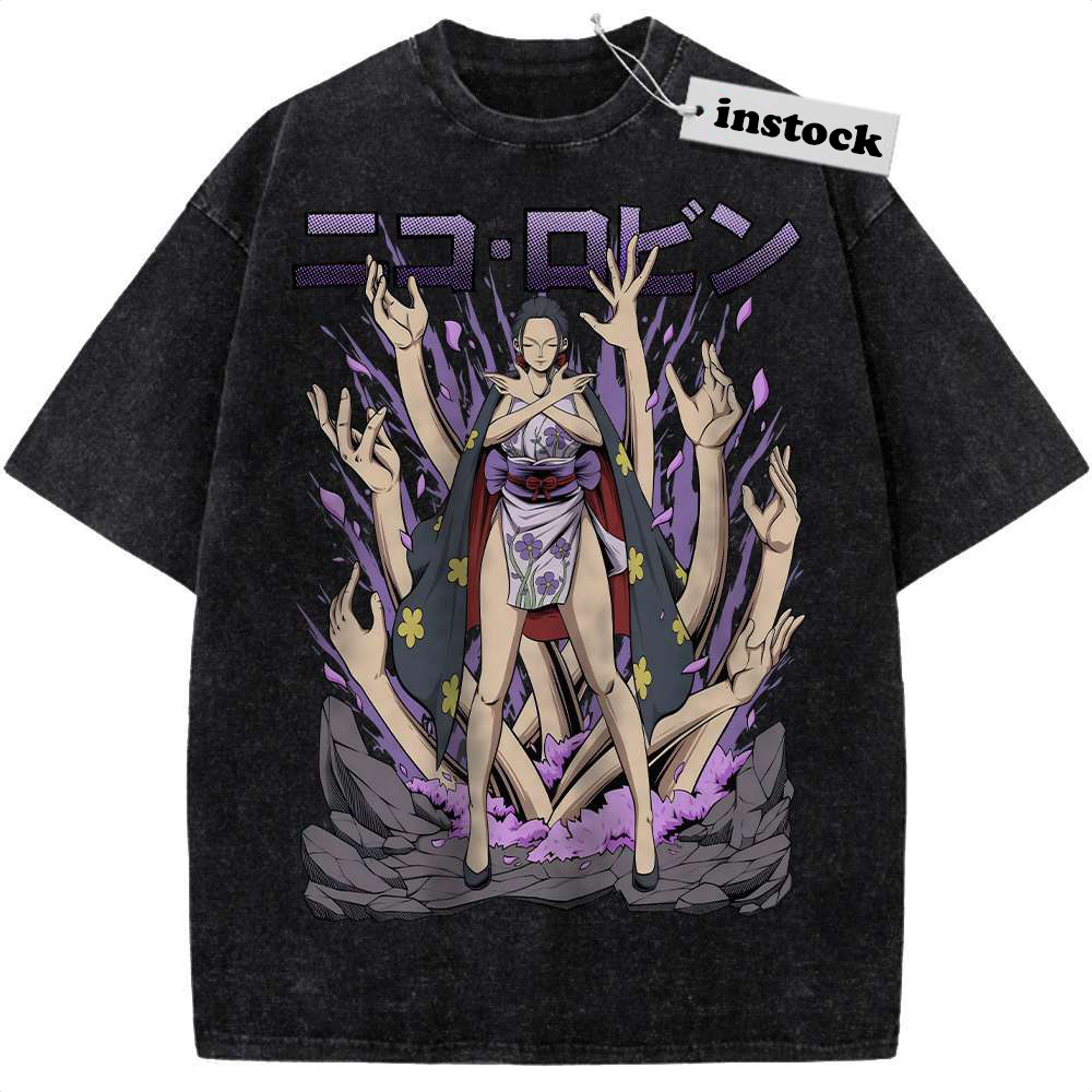 Nico Robin Shirt, One Piece Shirt, Anime Shirt, Vintage Tee