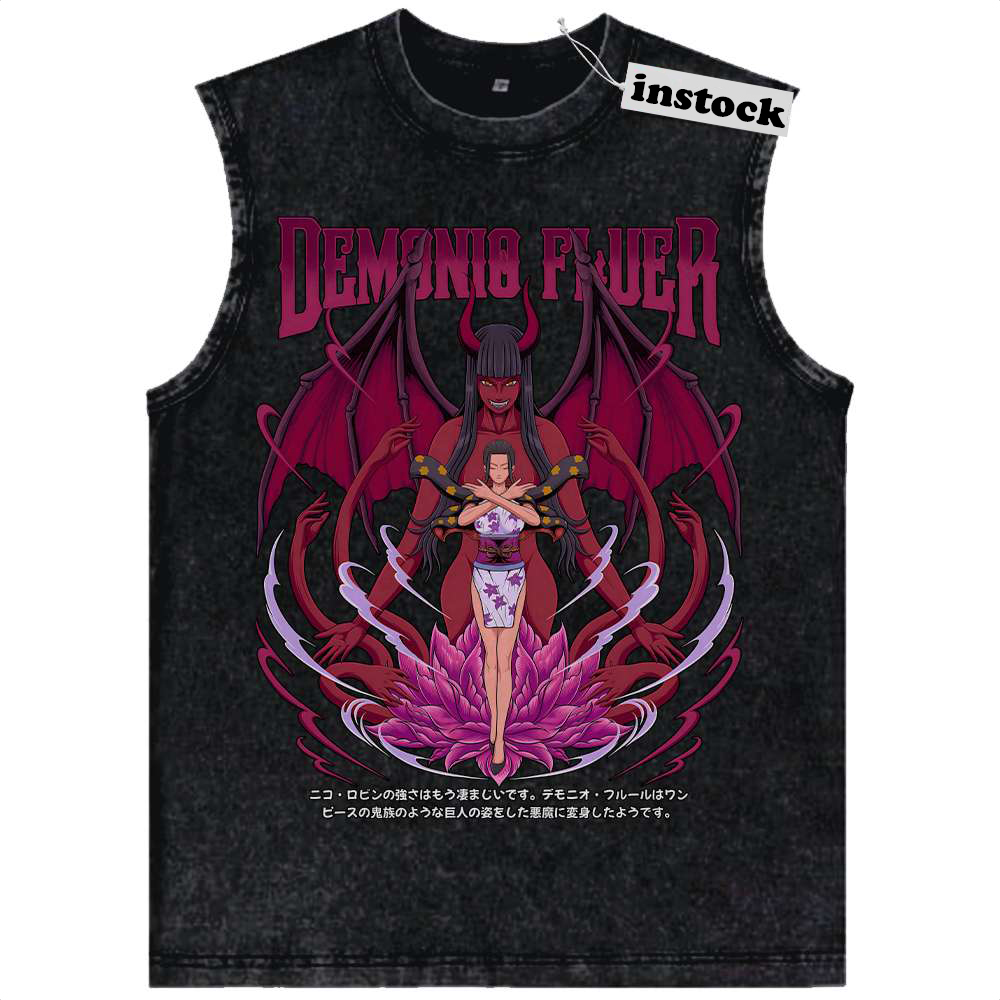 Nico Robin Tank Top, One Piece Tank Top, Anime Tank Top, Vintage Tank Top