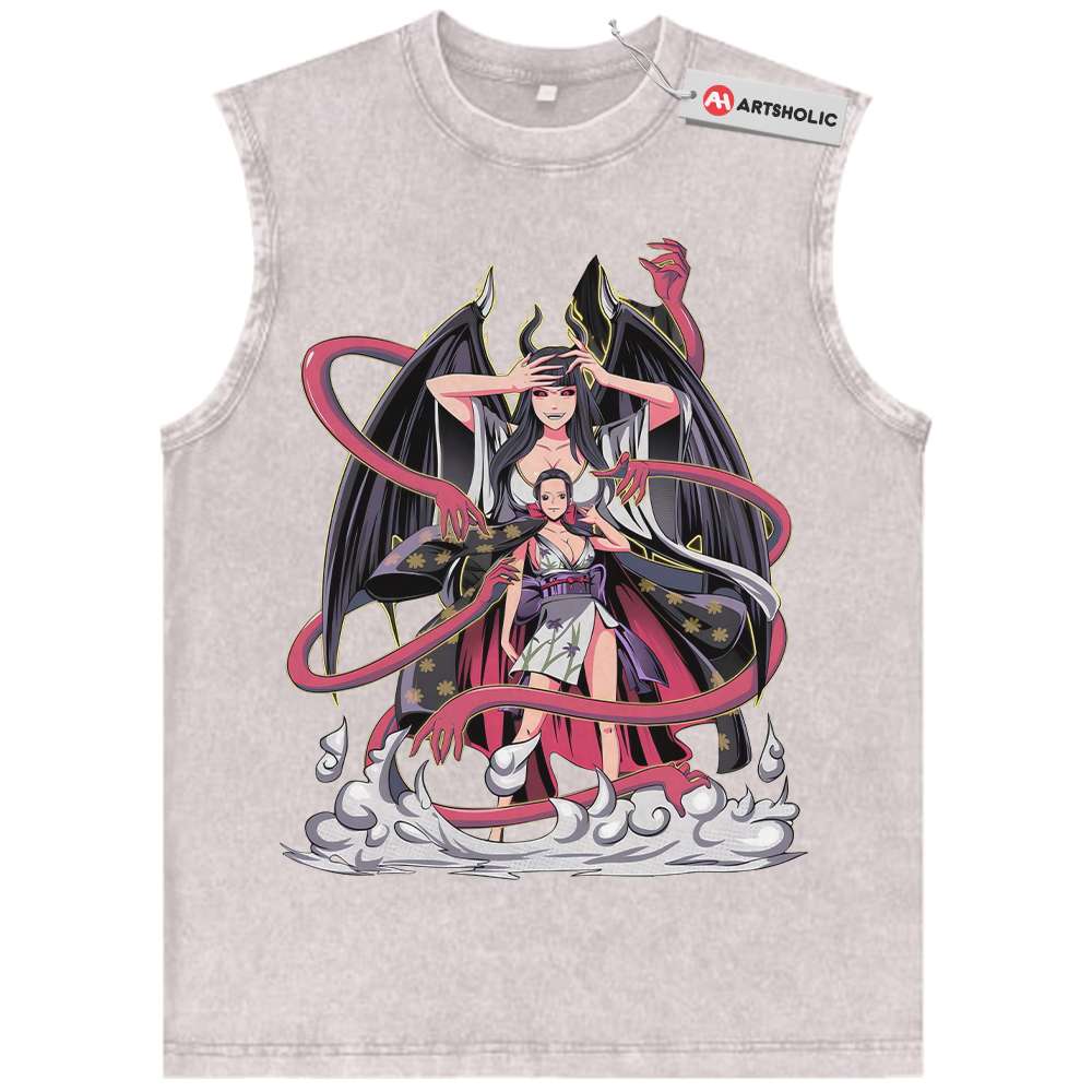 Alternative view of Nico Robin Tank Top, One Piece Tank Top, Anime Tank Top, Vintage Tank Top