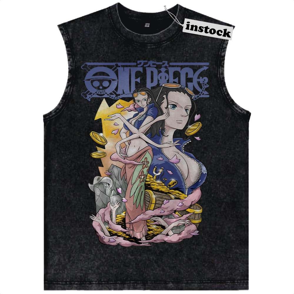 Nico Robin Tank Top, One Piece Tank Top, Anime Tank Top, Vintage Tank Top