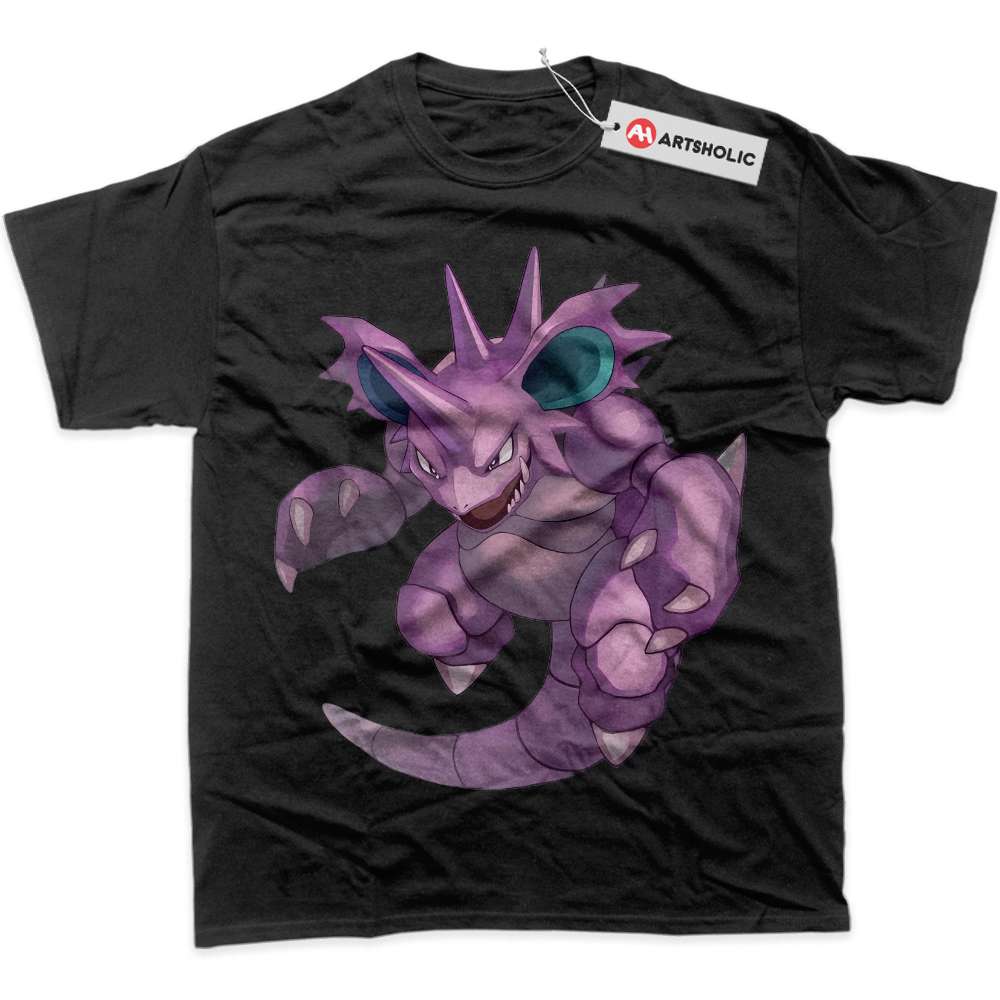 Alternative view of Nidoking Shirt, Pokemon Shirt, Anime Shirt, Graphic T-Shirt
