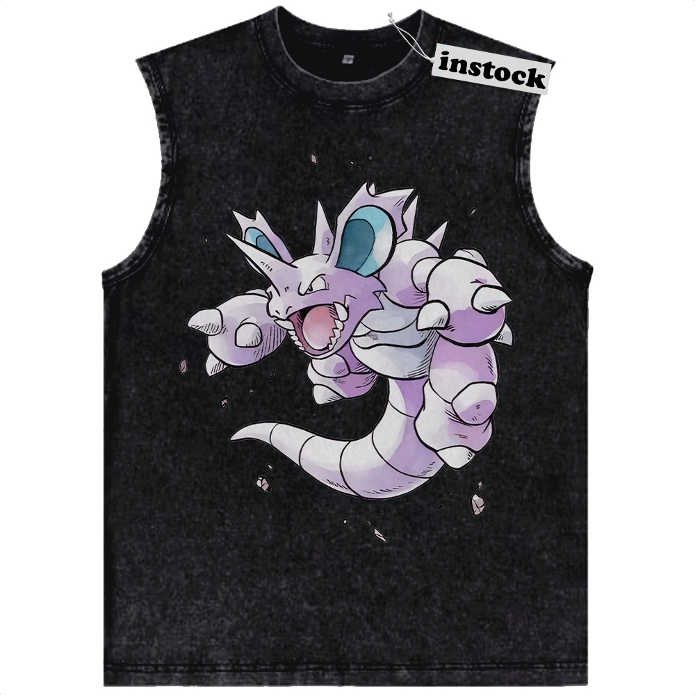 Nidoking Tank Top, Pokemon Tank Top, Anime Vintage Tank Top