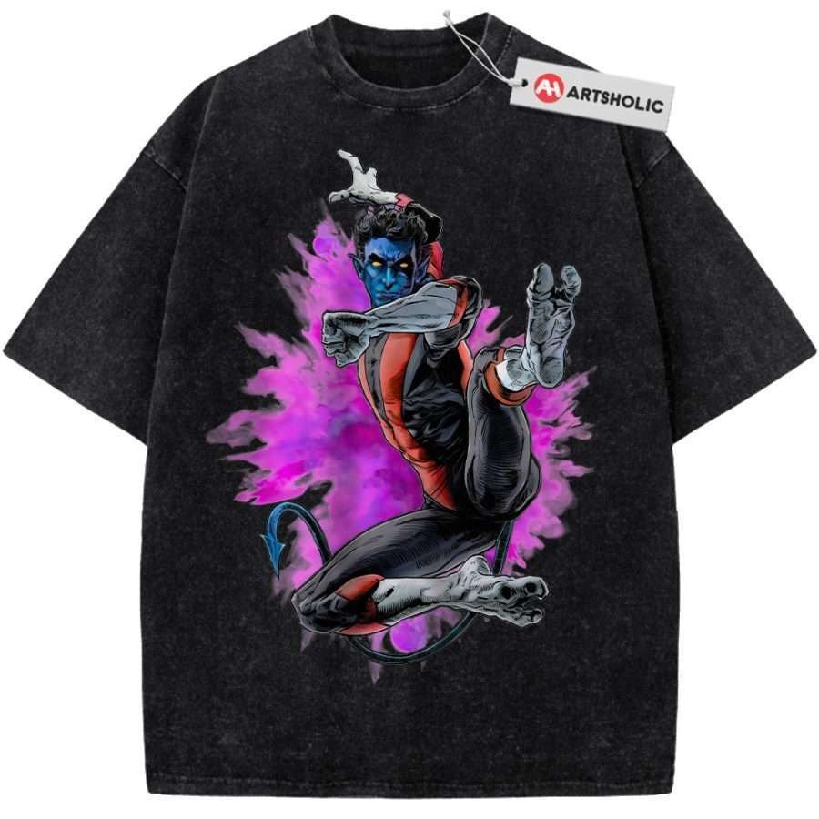 Alternative view of Nightcrawler Shirt, X-Men Shirt, Marvel Comics Shirt, Vintage Tee