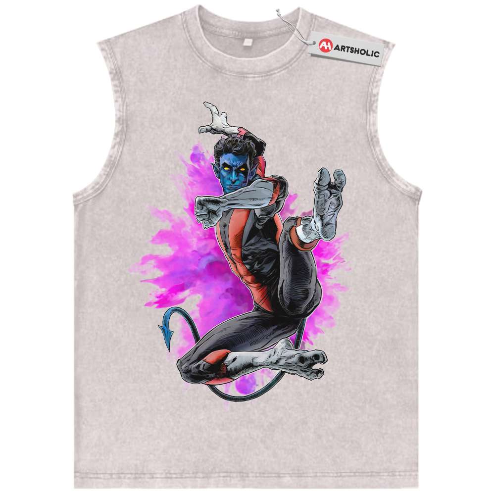 Alternative view of Nightcrawler Tank Top, X-Men Tank Top, Marvel Comics Tank Top, Vintage Tank Top