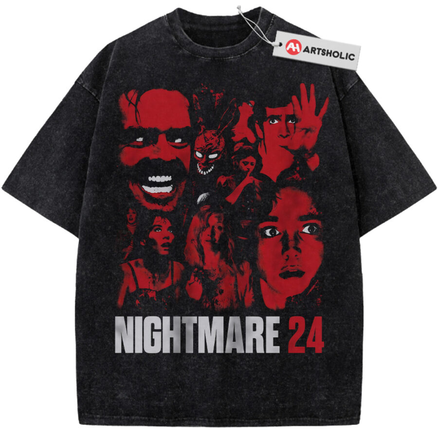 Alternative view of Nightmare 24 Shirt, Halloween Shirt, Horror Movie Shirt, Vintage T-Shirt