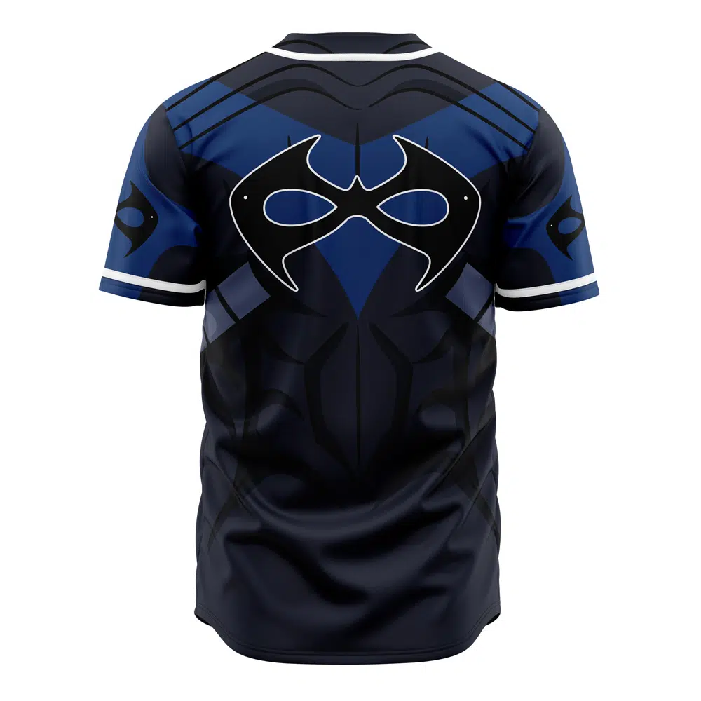 Alternative view of Nightwing DC Comics Baseball Jersey