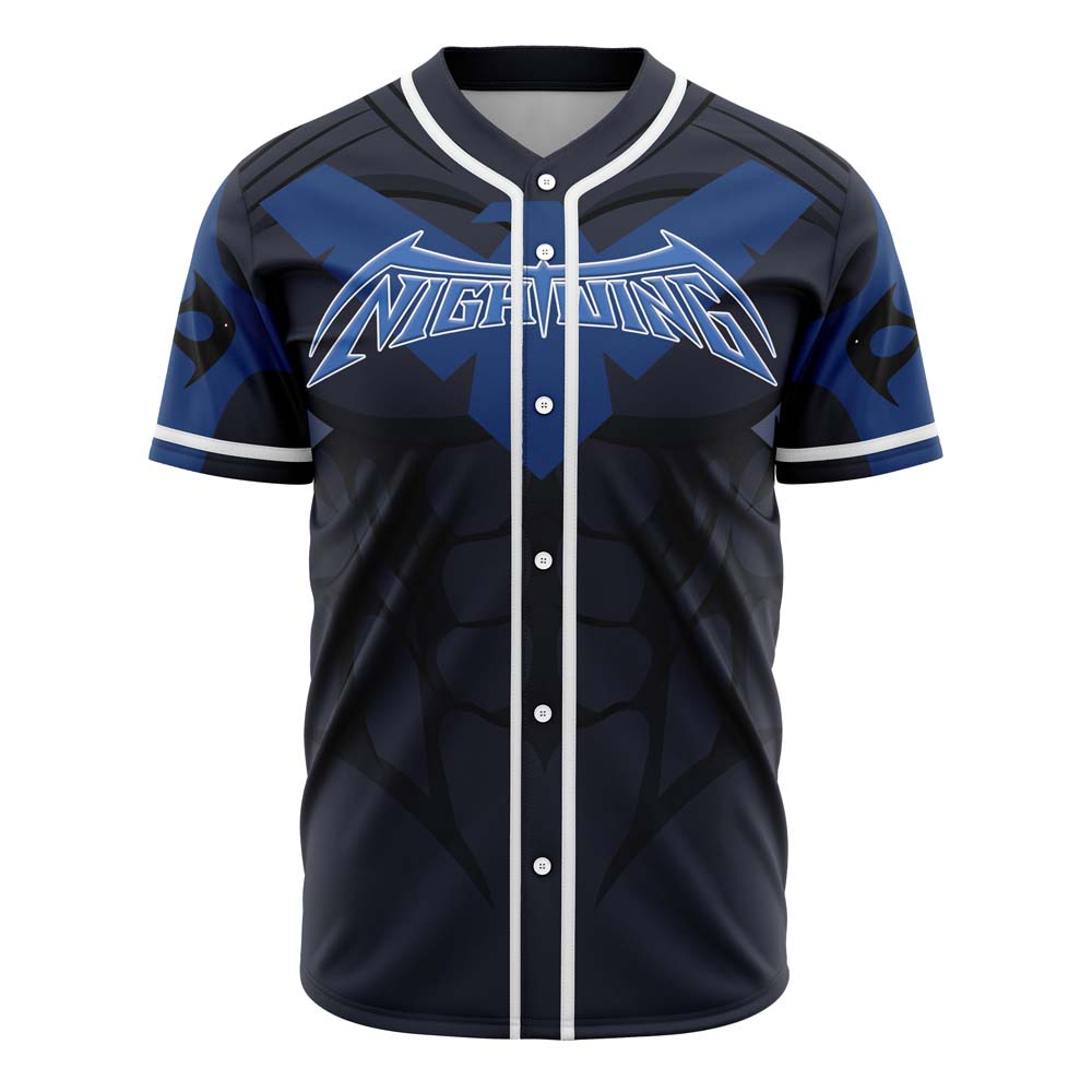 Nightwing DC Comics Custom Baseball Jersey - Otaku Hall