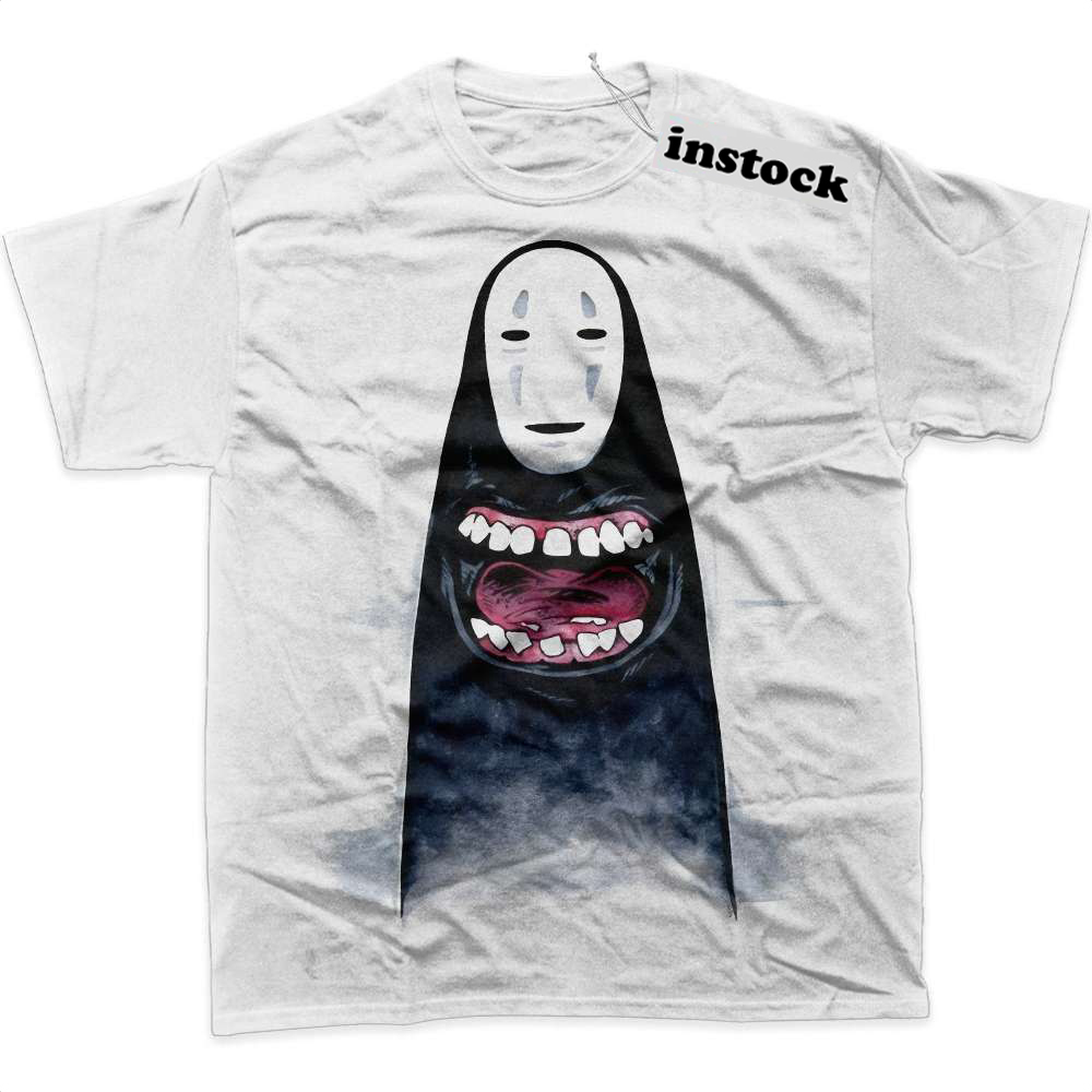 No Face Shirt, Spirited Away Shirt, Studio Ghibli Shirt, Anime Shirt, Graphic T-Shirt