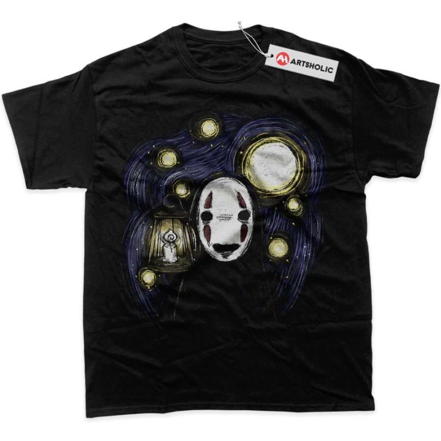 Alternative view of No Face Shirt, Spirited Away Shirt, Studio Ghibli Shirt, Anime Shirt, Graphic Tee