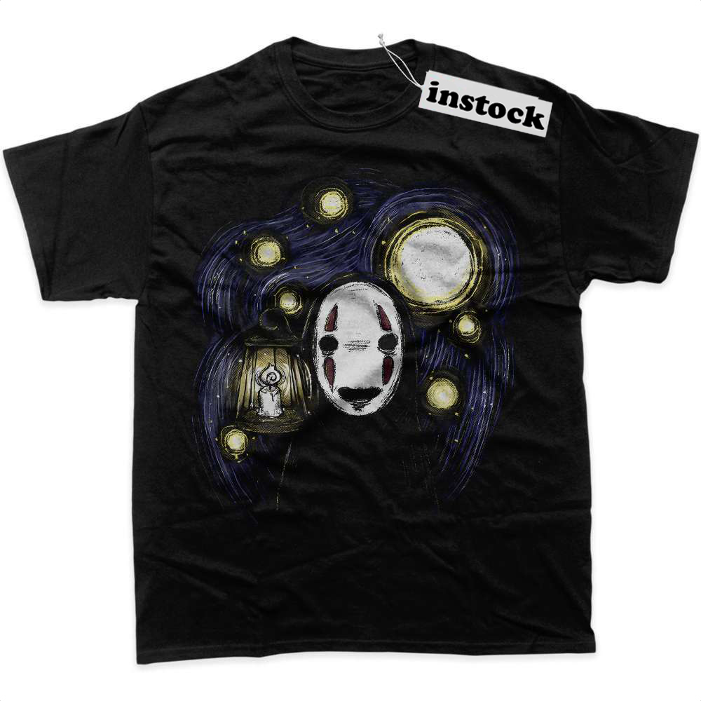 No Face Shirt, Spirited Away Shirt, Studio Ghibli Shirt, Anime Shirt, Graphic Tee