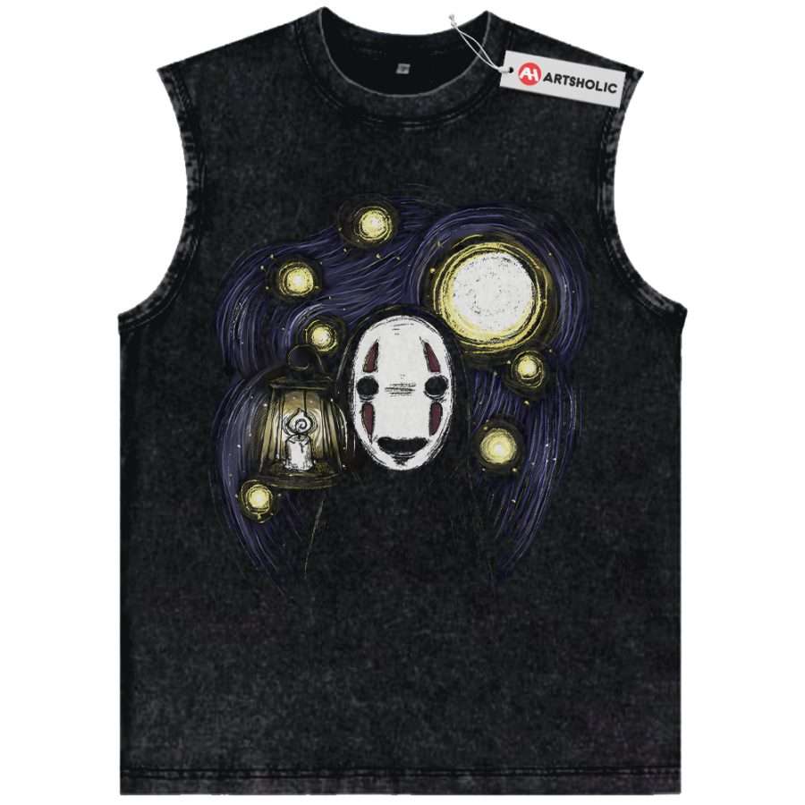 Alternative view of No Face Tank Top, Spirited Away Tank Top, Studio Ghibli Tank Top, Anime Tank Top, Vintage Tank Top