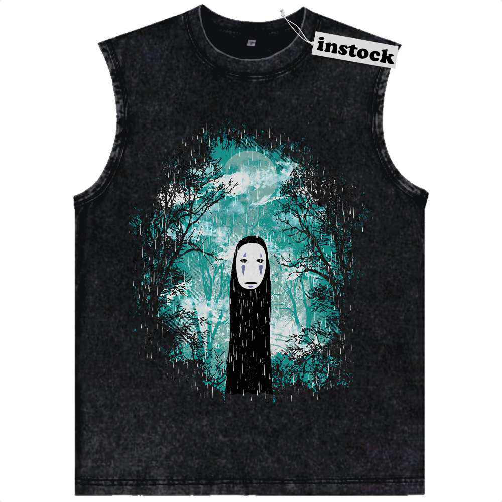 No Face Tank Top, Spirited Away Tank Top, Studio Ghibli Tank Top, Anime Tank Top, Vintage Tank Top