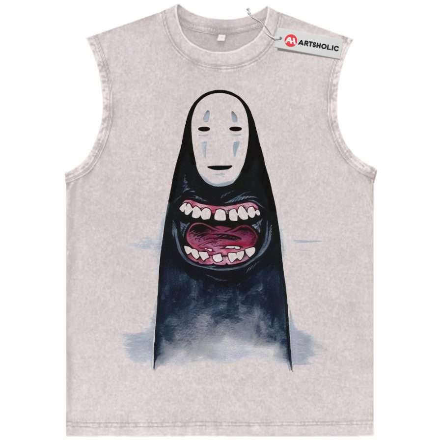 Alternative view of No Face Tank Top, Spirited Away Tank Top, Studio Ghibli Tank Top, Anime Tank Top, Vintage Tank Top